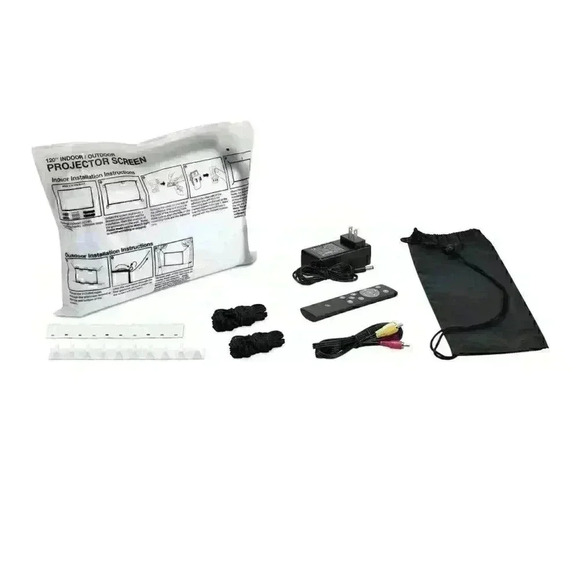 NIB GPX Bluetooth Projector and 120" Projector
Screen, PJ300VP brand new! - Picture 4 of 7